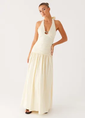 Mood Layer Val Maxi Dress - Lemon