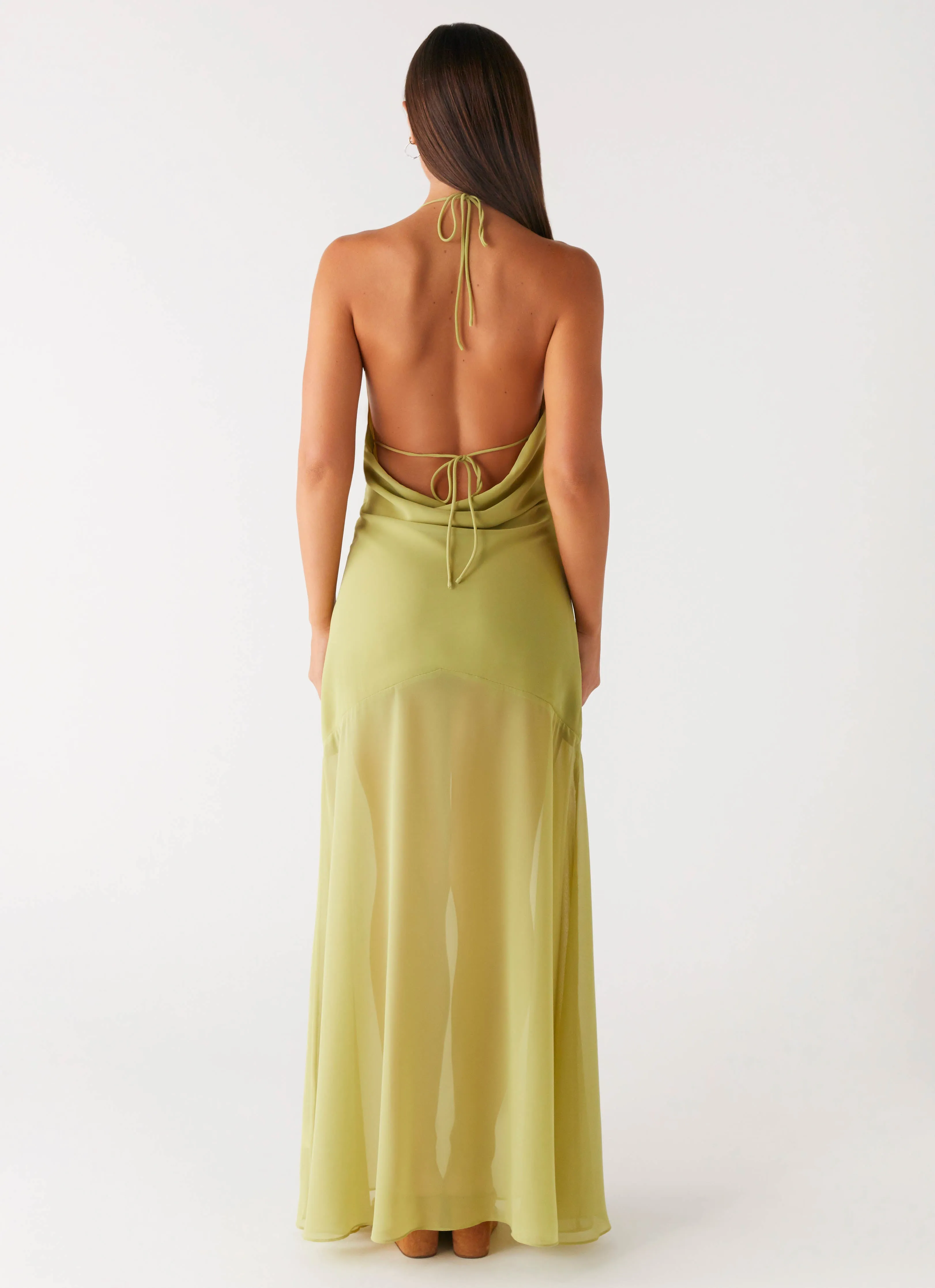 Samoa Maxi Dress - Lime Perfect Day-to-Night