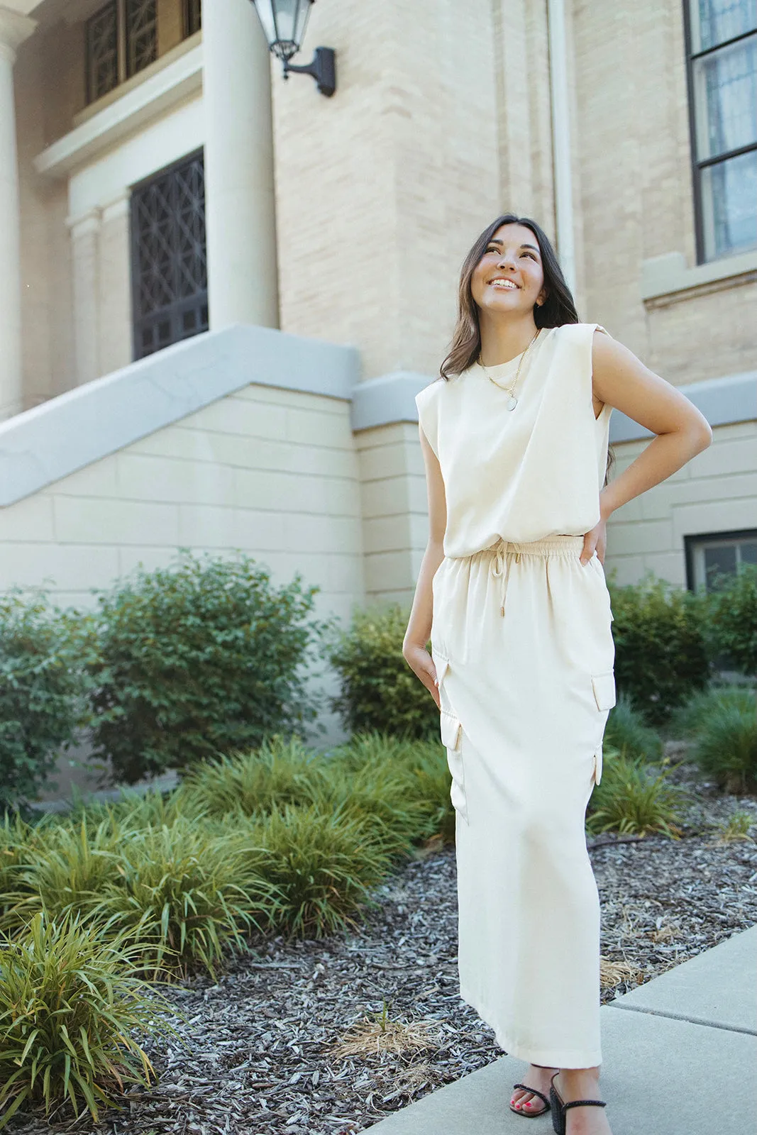 Gym Wear Double Faced Jersey Knit Gentry Muscle Tank