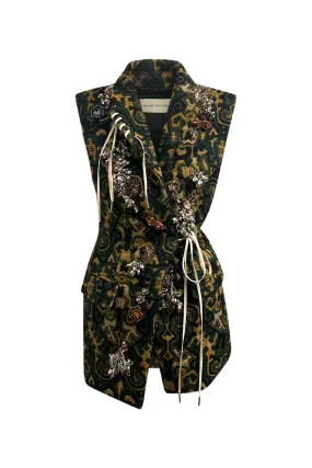 Bimbila Embroidered Jacket Anti Static Inner Layer Foldable Storage