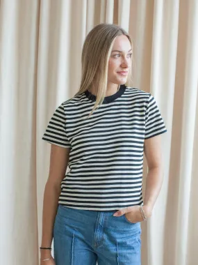 Reinforced Stitching NeutralPalette Cooper Stripe Tee