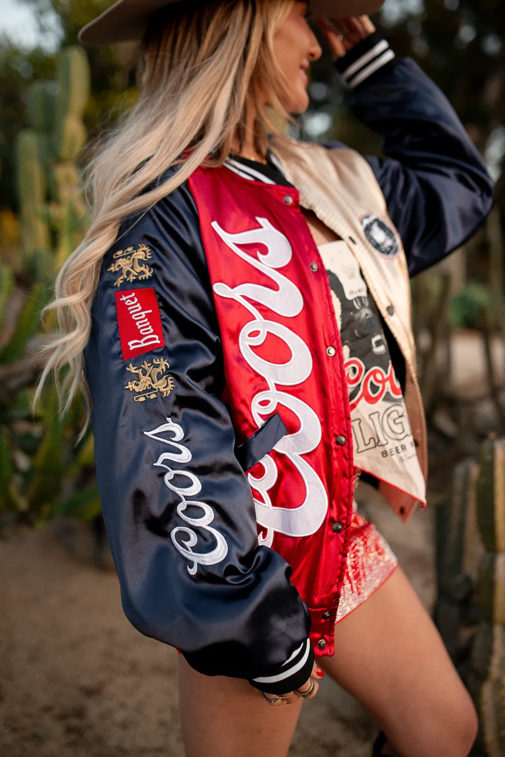 Everyday Active Style Coors Banquet Varsity Jacket