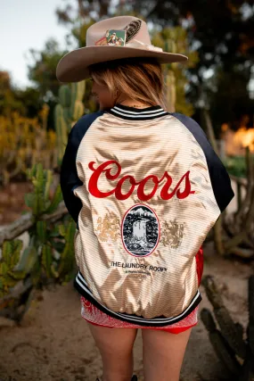 Coors Banquet Varsity Jacket Headphone Hole