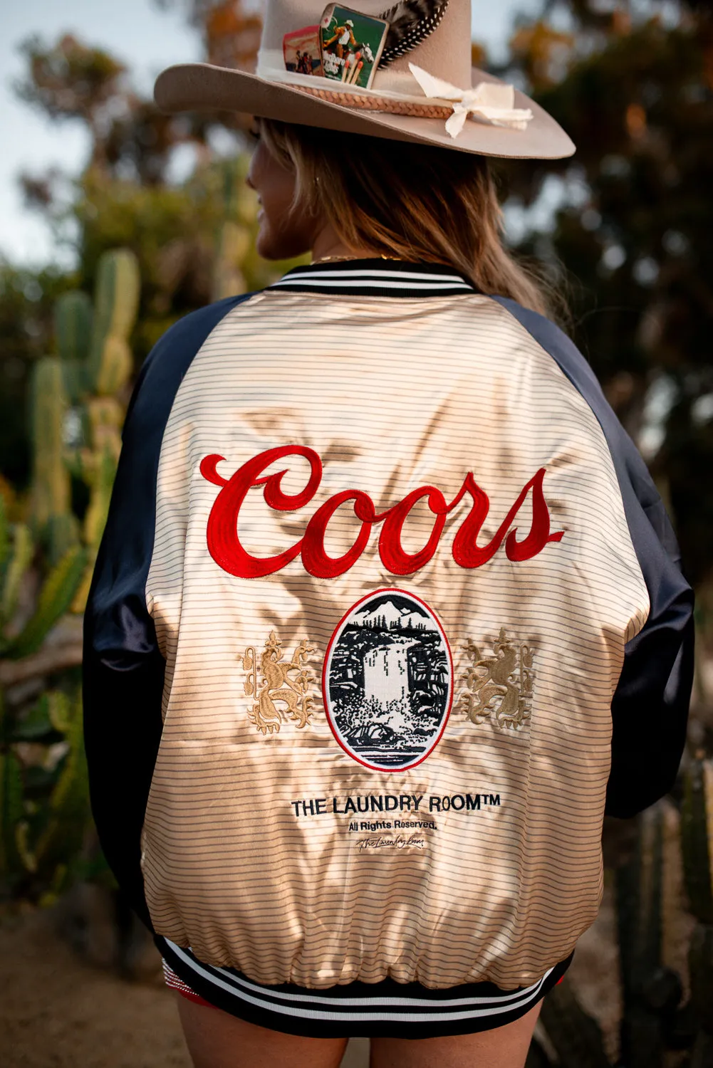 Convertible Style Coors Banquet Varsity Jacket
