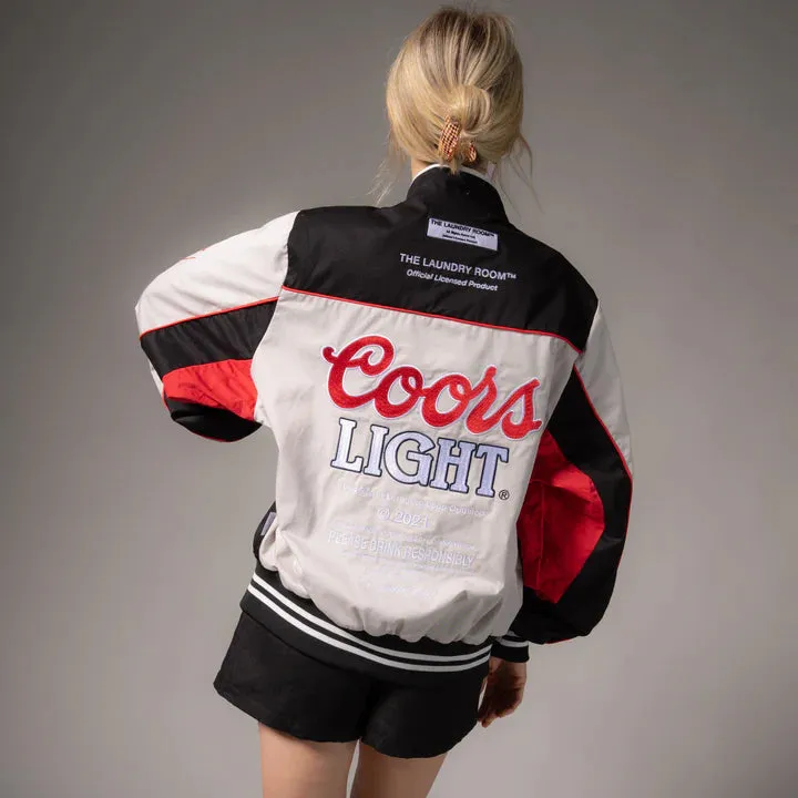 Daily Essential Wrinkle Free Exterior Coors Light Official Team Racing Jacket- Black