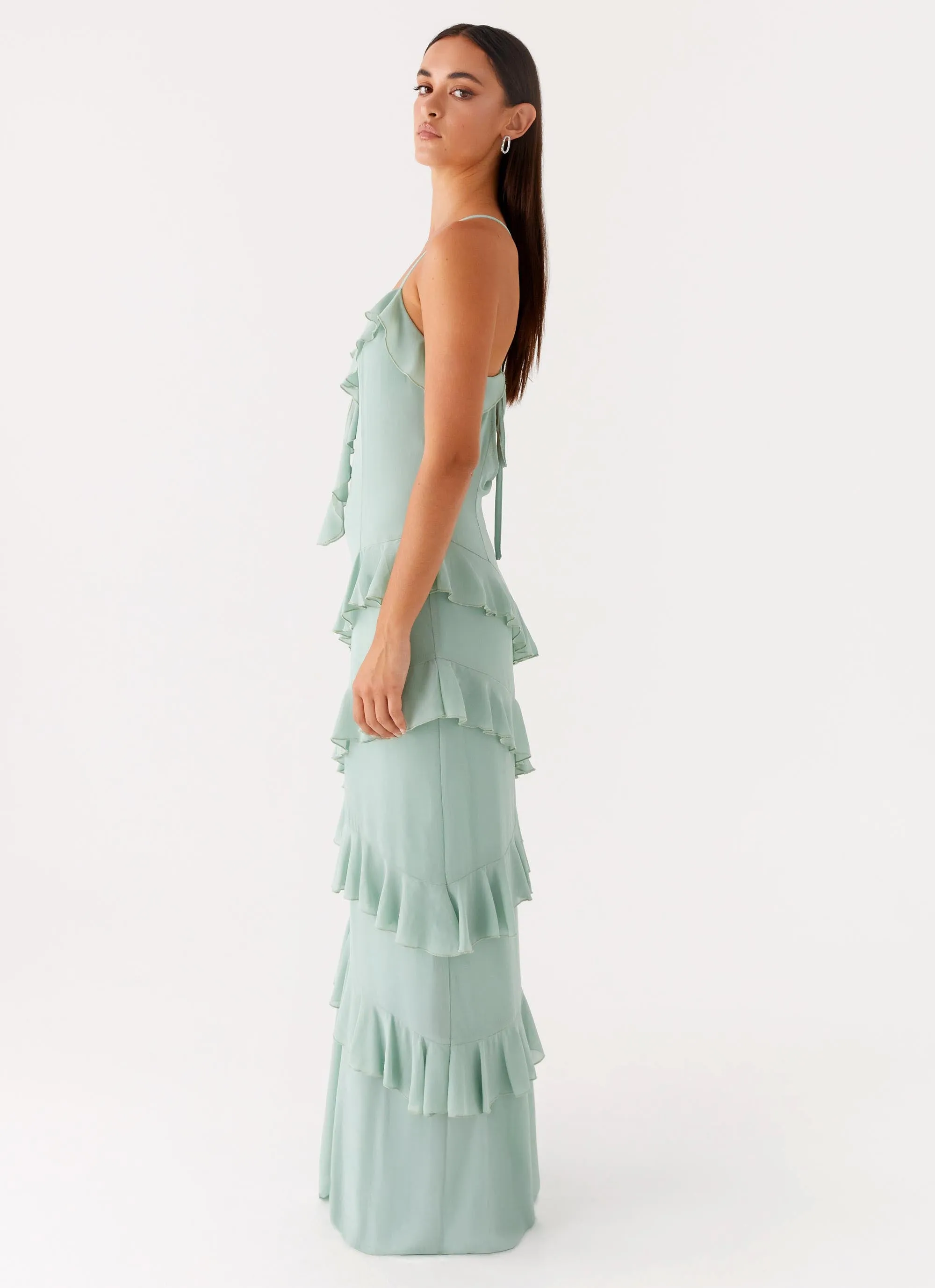 Trendy Fit Country Club Maxi Dress - Sage