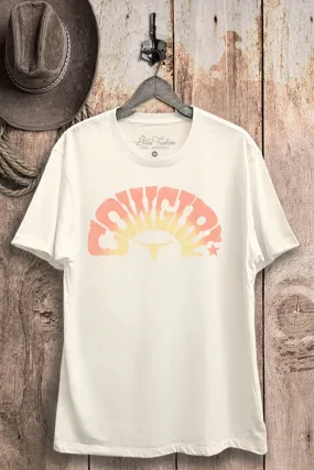 Cowgirl Graphic Tee VentilatedMeshPaneling Easy to Wear