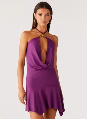 Twilight Tides Mini Dress - Violetta Perfectly Tailored Work Ready