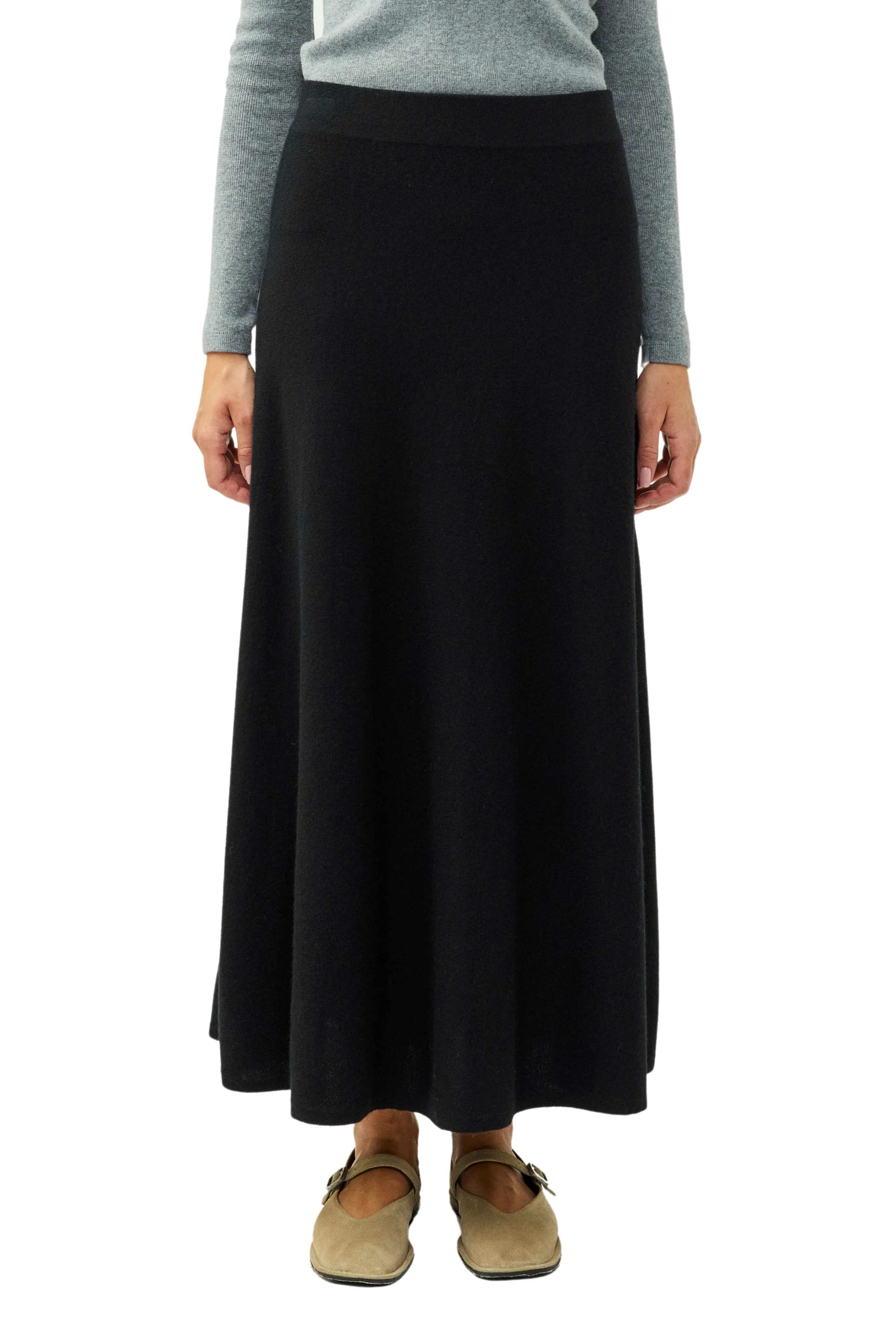 Torie Skirt - Black Pocket Design Art Gallery Visit