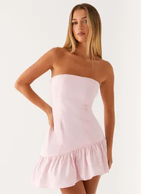 Camillo Mini Dress - Pink Chic Attire Chic casual