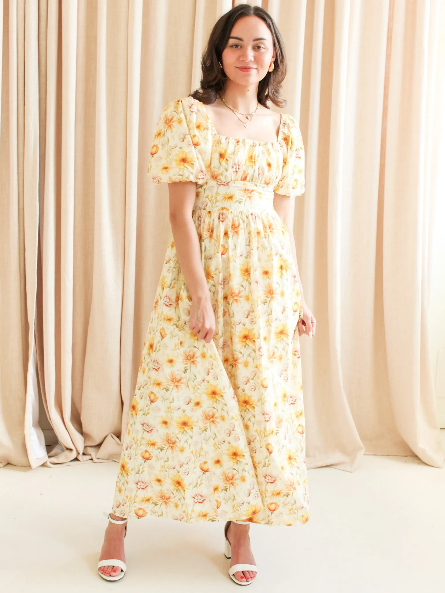 Comfortable Layer Bamford Puff Sleeve Dress