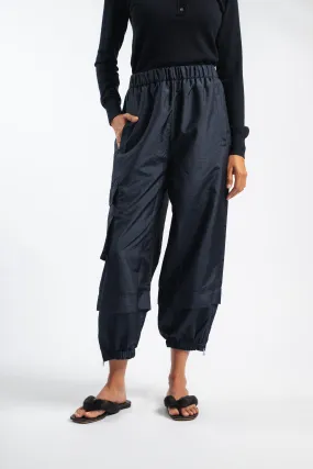 Casual Comfort Crispy Nylon Wilt Pull On Jogger