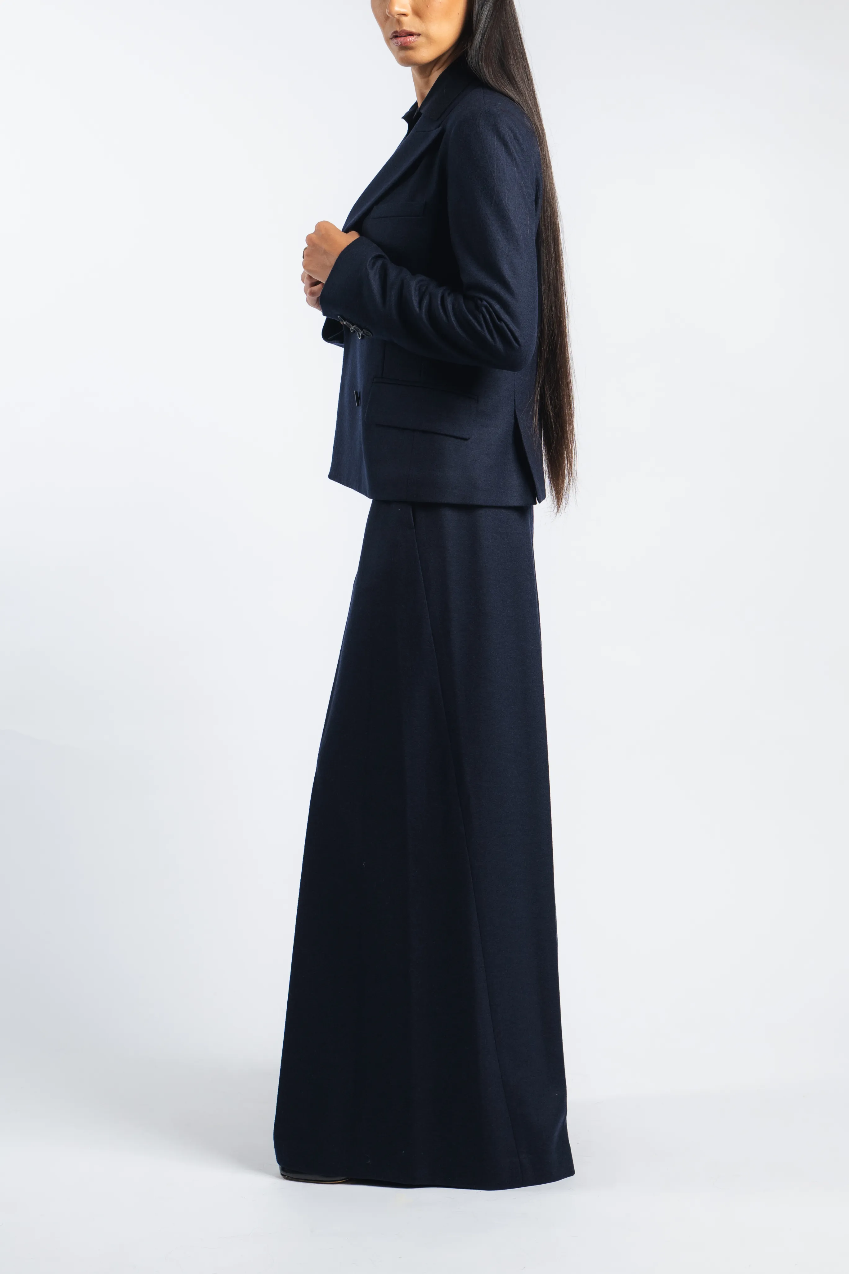 Cropped DB Jacket Eco Friendly Dye