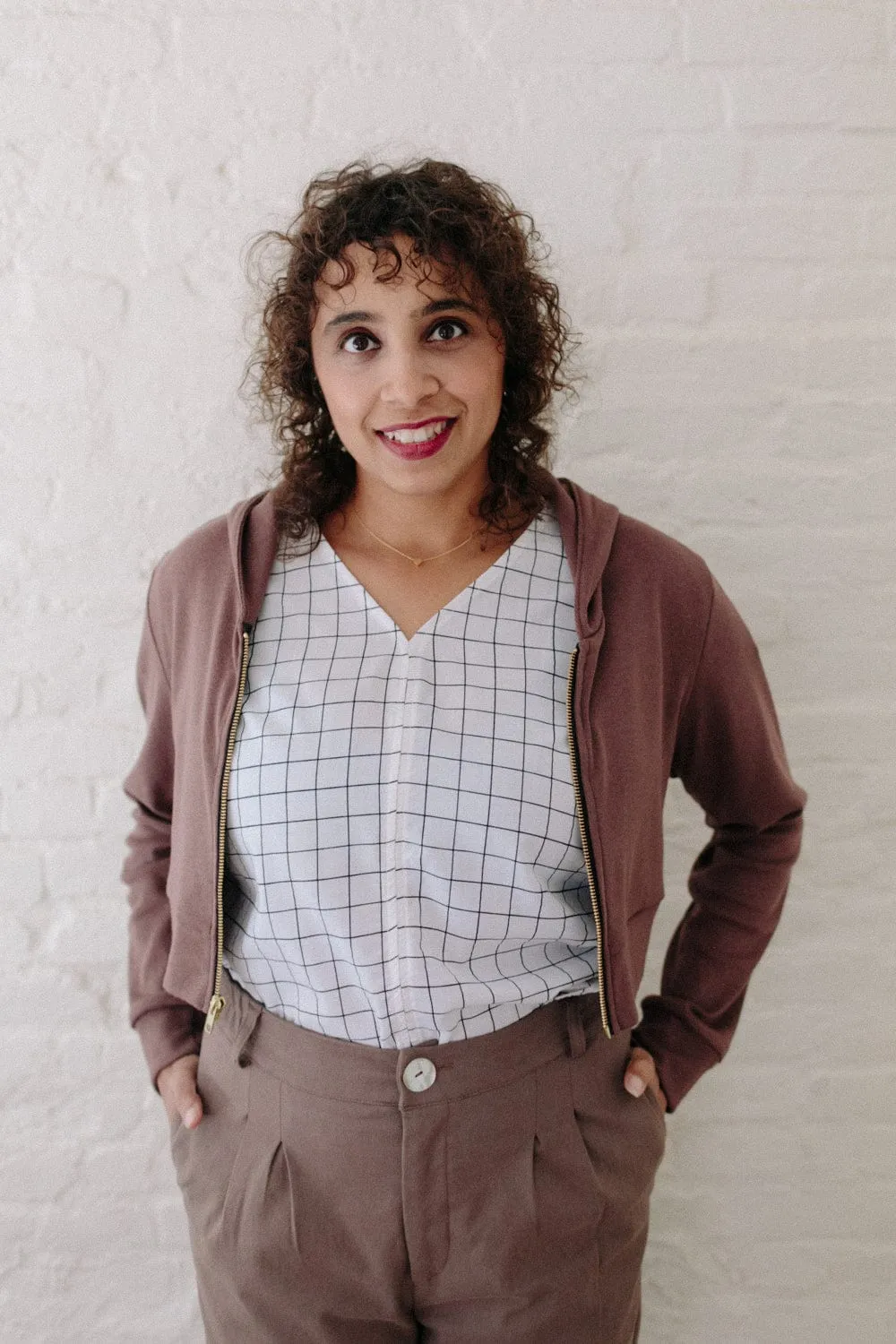 Cropped Hoodie In Sienna Rose Everyday Look