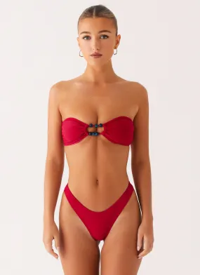 Cuba Bikini Bottoms - Fuchsia mix and match Torsion Control Support Band