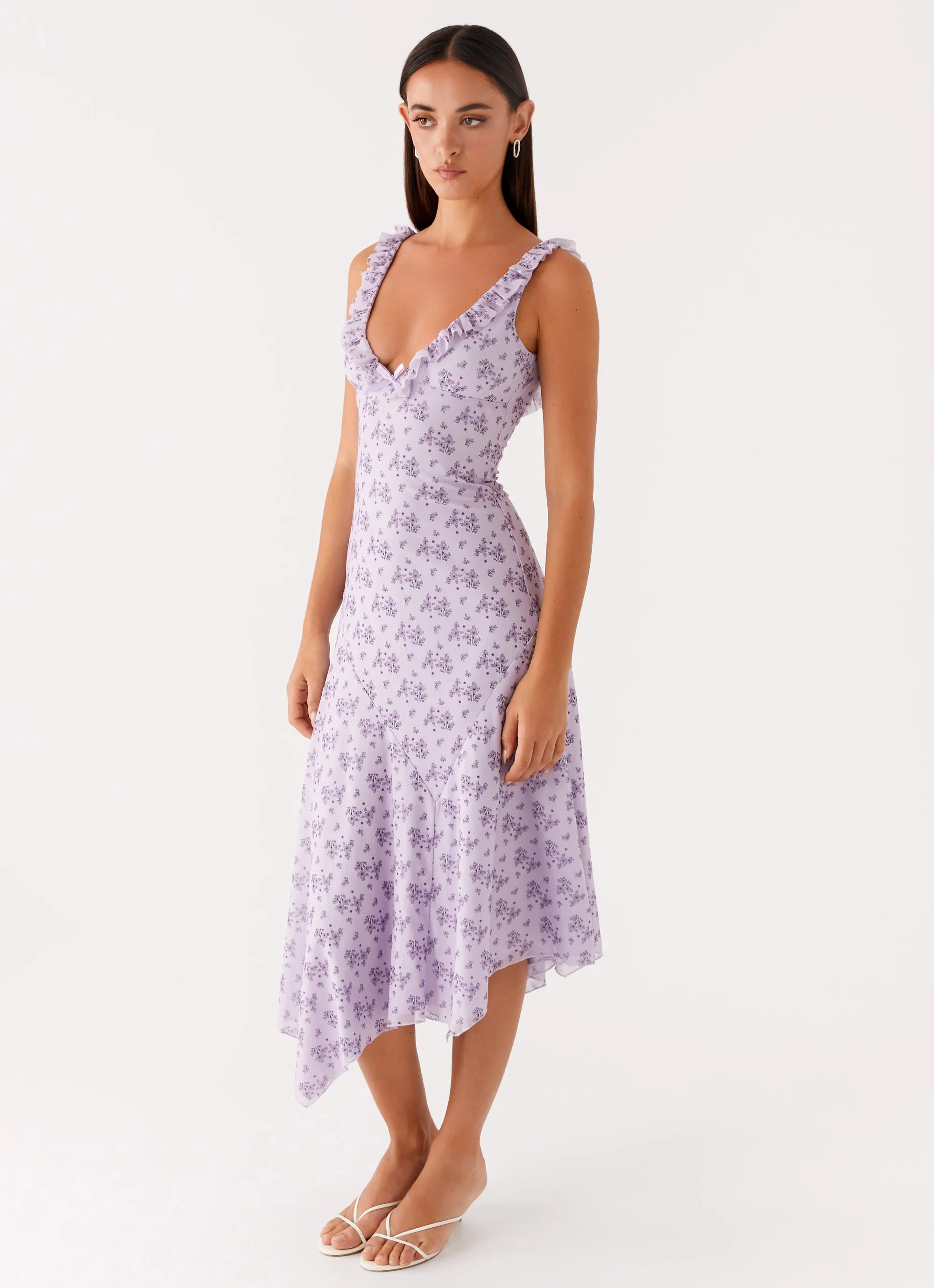 Ombre-Effect Asteri Midi Dress - Lavender Meadow