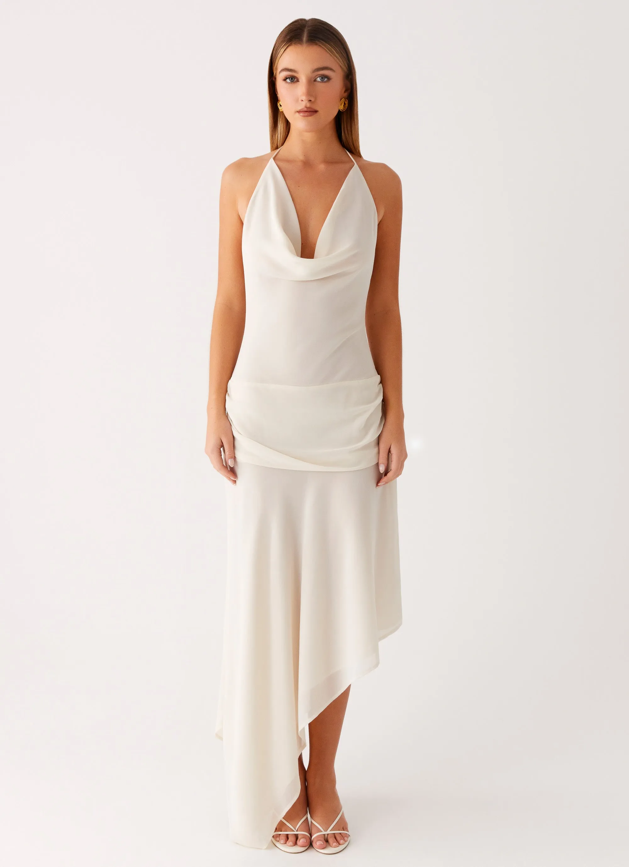 Style Ease Nyra Midi Dress - Cream