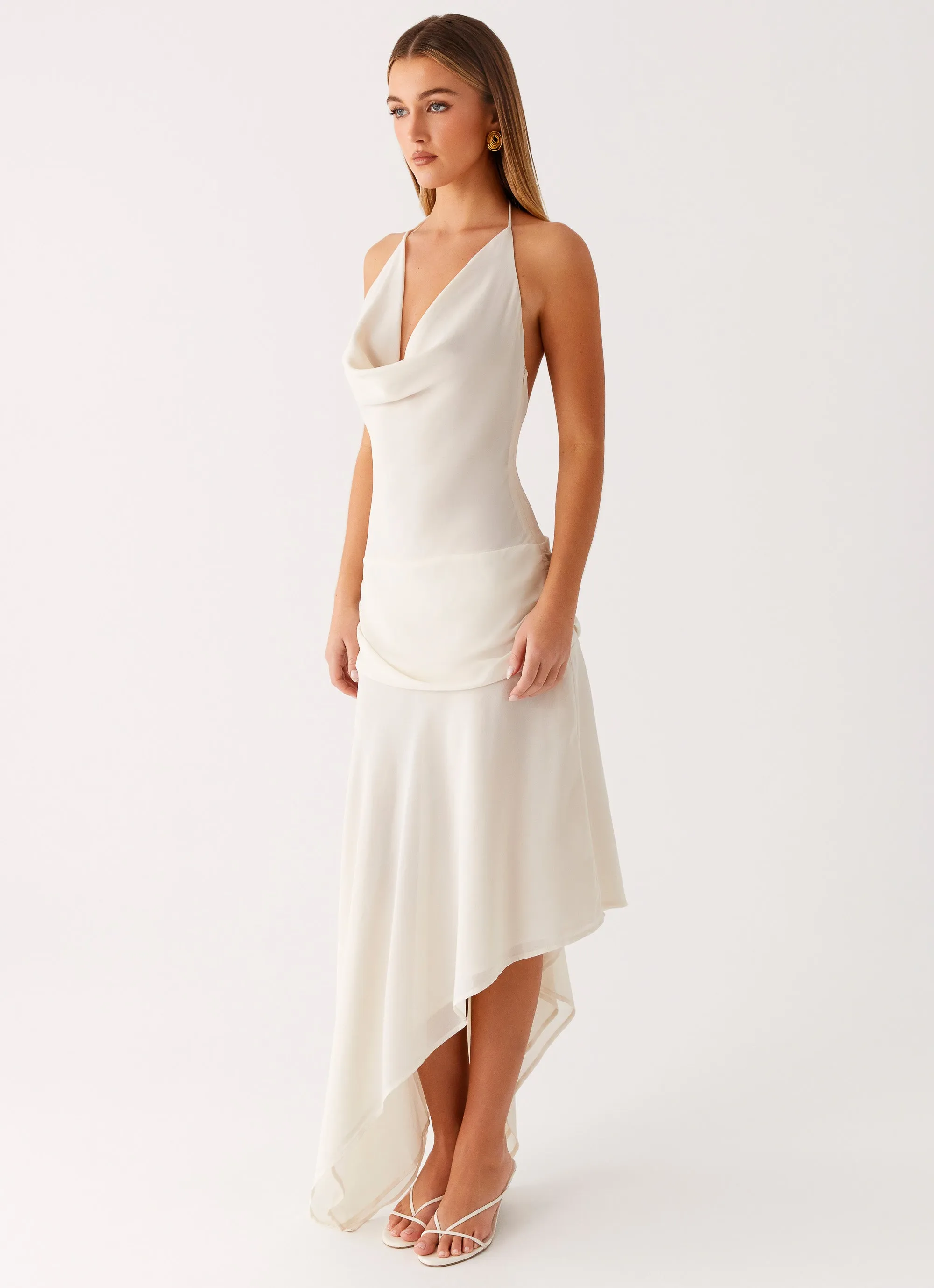 Nyra Midi Dress - Cream City Layering