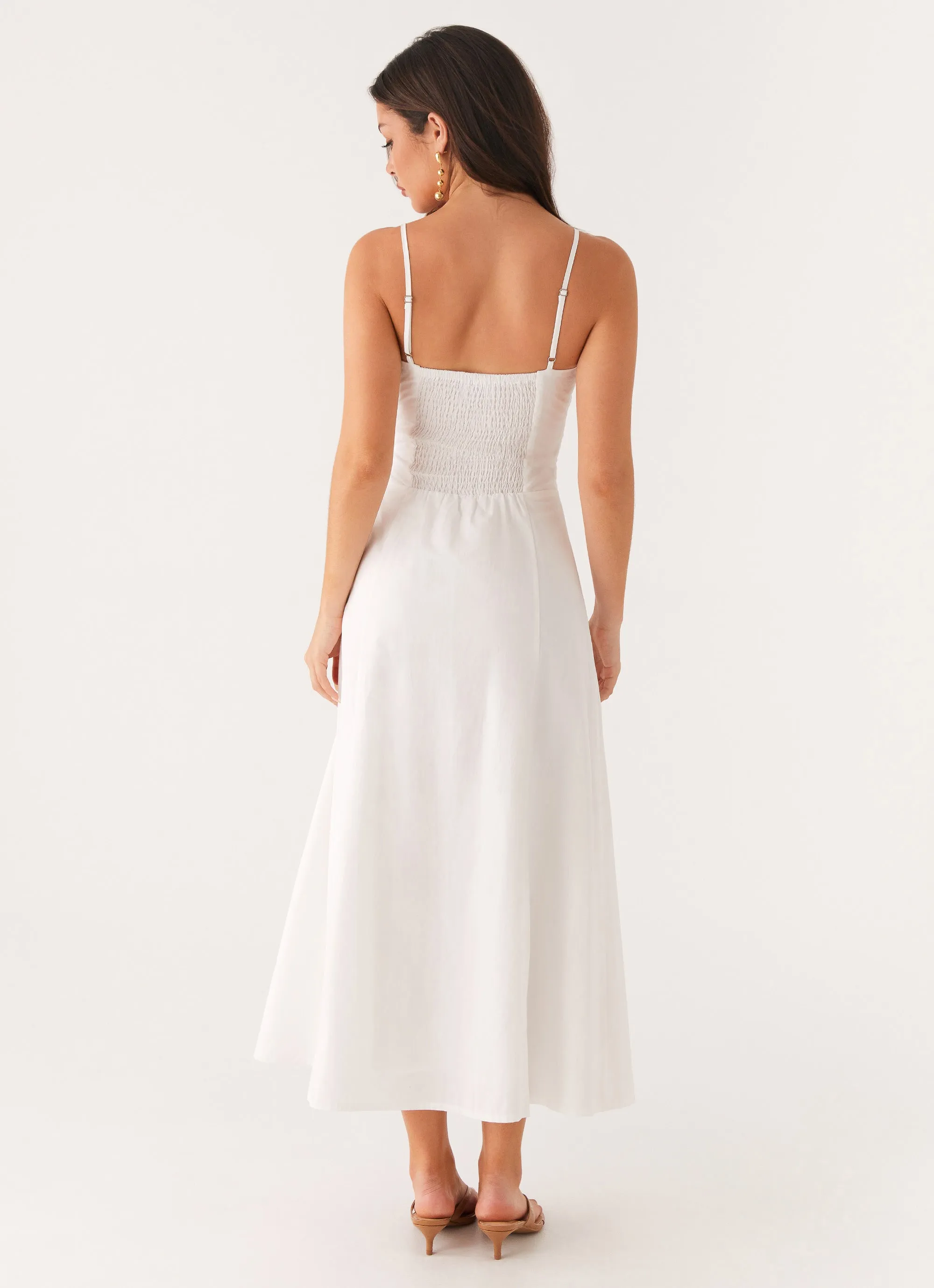 Noosa Midi Dress - White Gift-Worthy