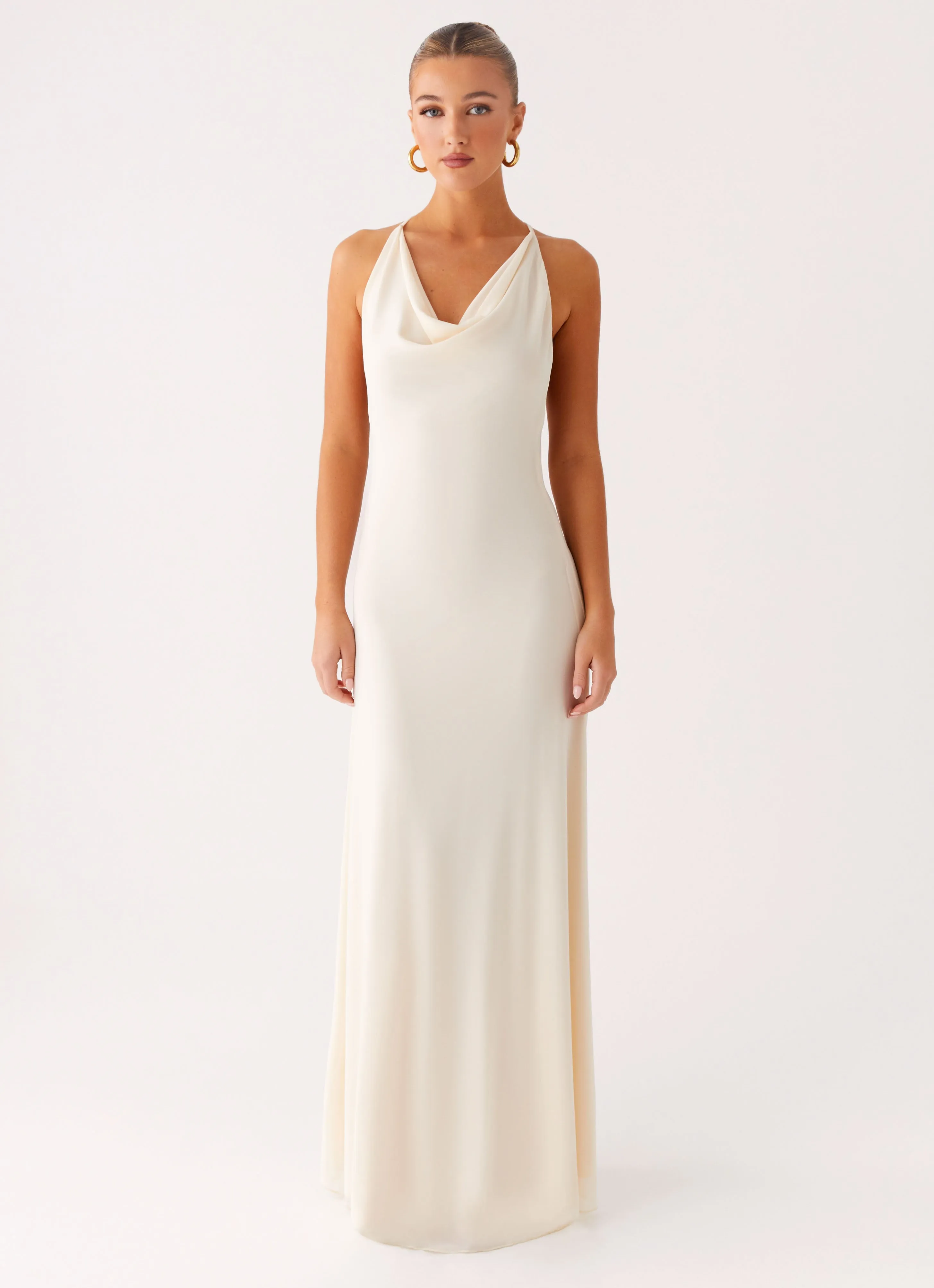 Color Glow Summer Air Dahliana Maxi Dress - Off White