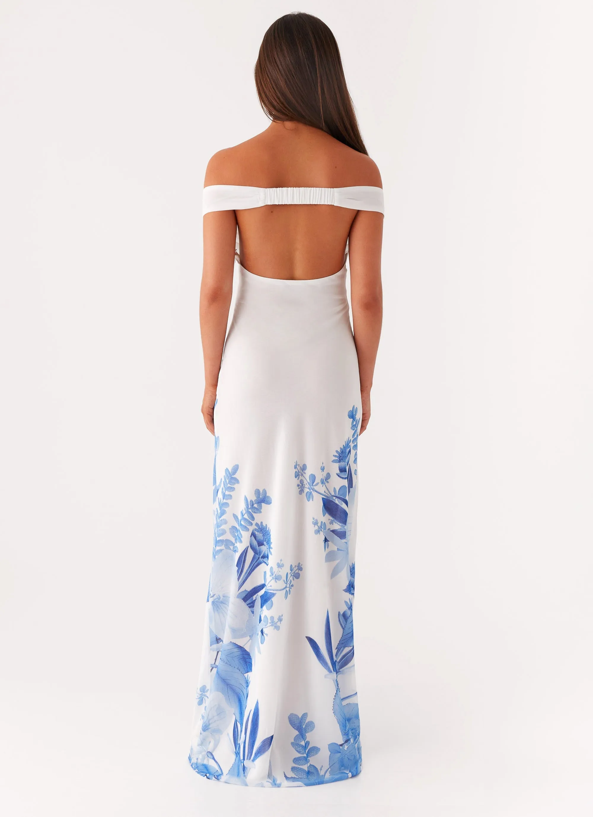 Timeless Fashion Krissa Maxi Dress - Blue Floral