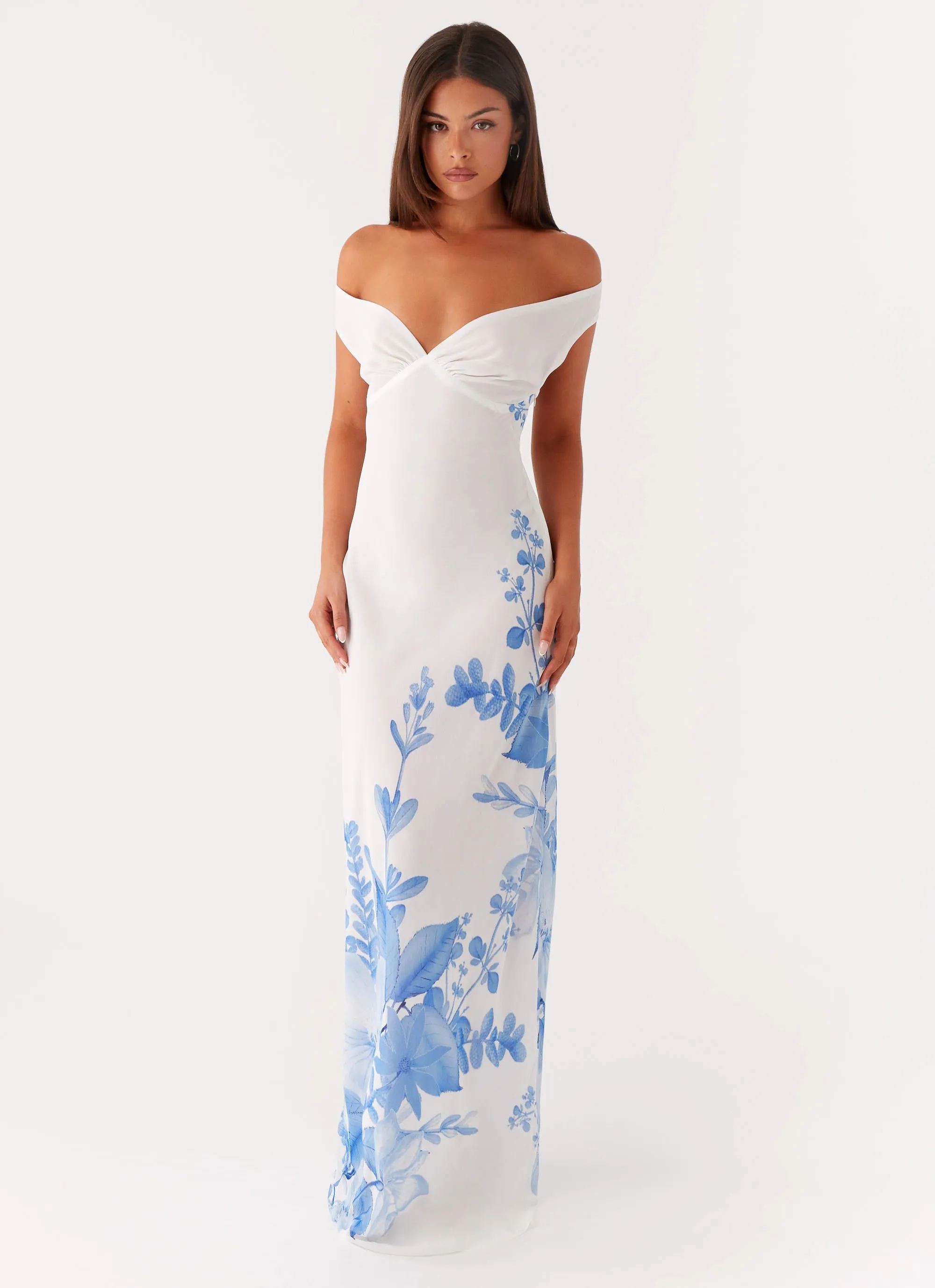 Modern Form Krissa Maxi Dress - Blue Floral