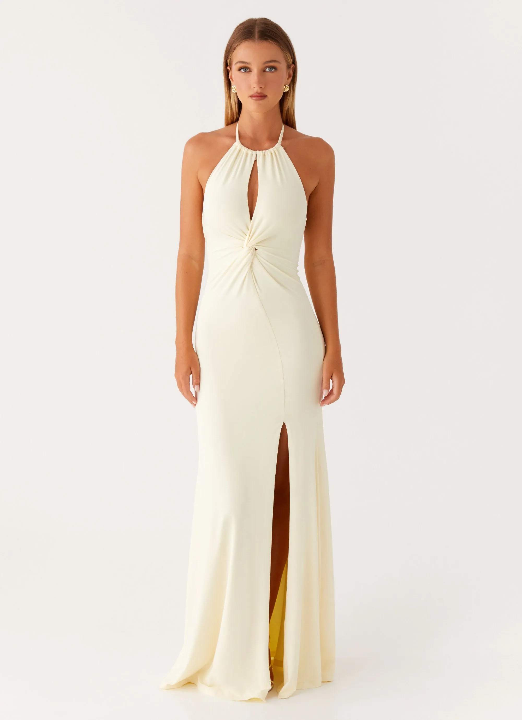 Fashionable Fit Just In Time Maxi Dress - Yellow