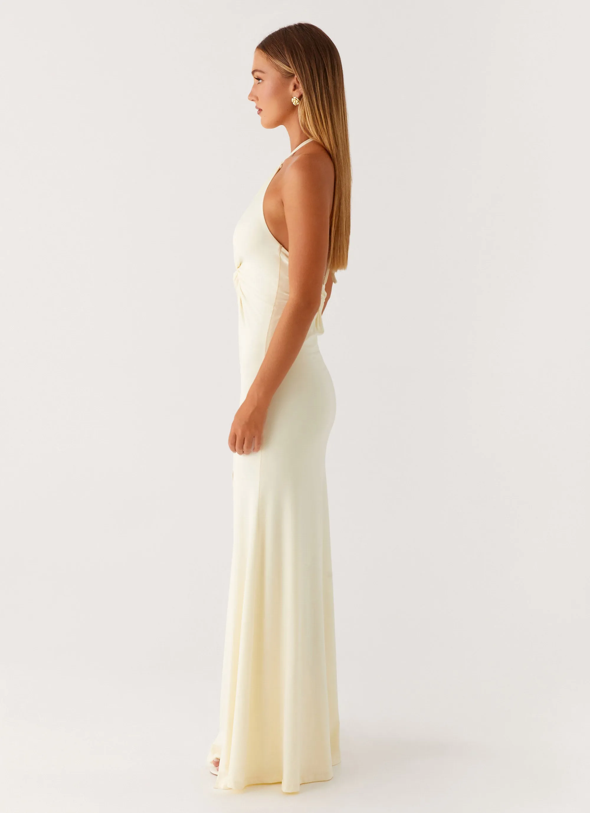 Softly Structured Just In Time Maxi Dress - Yellow