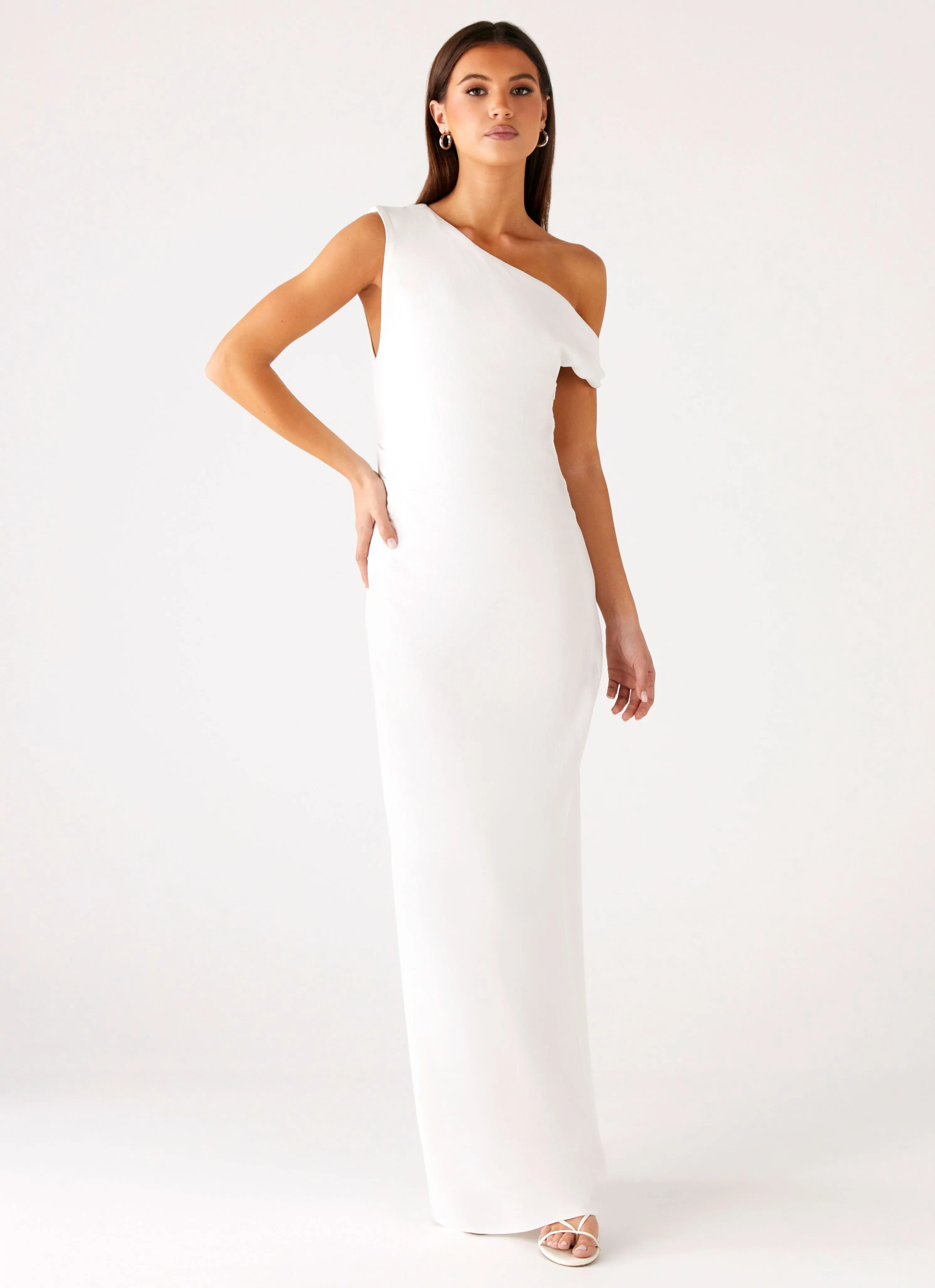 Comfy Flex Mckenna Maxi Dress - White