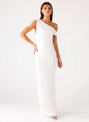 Comfy Flex Mckenna Maxi Dress - White