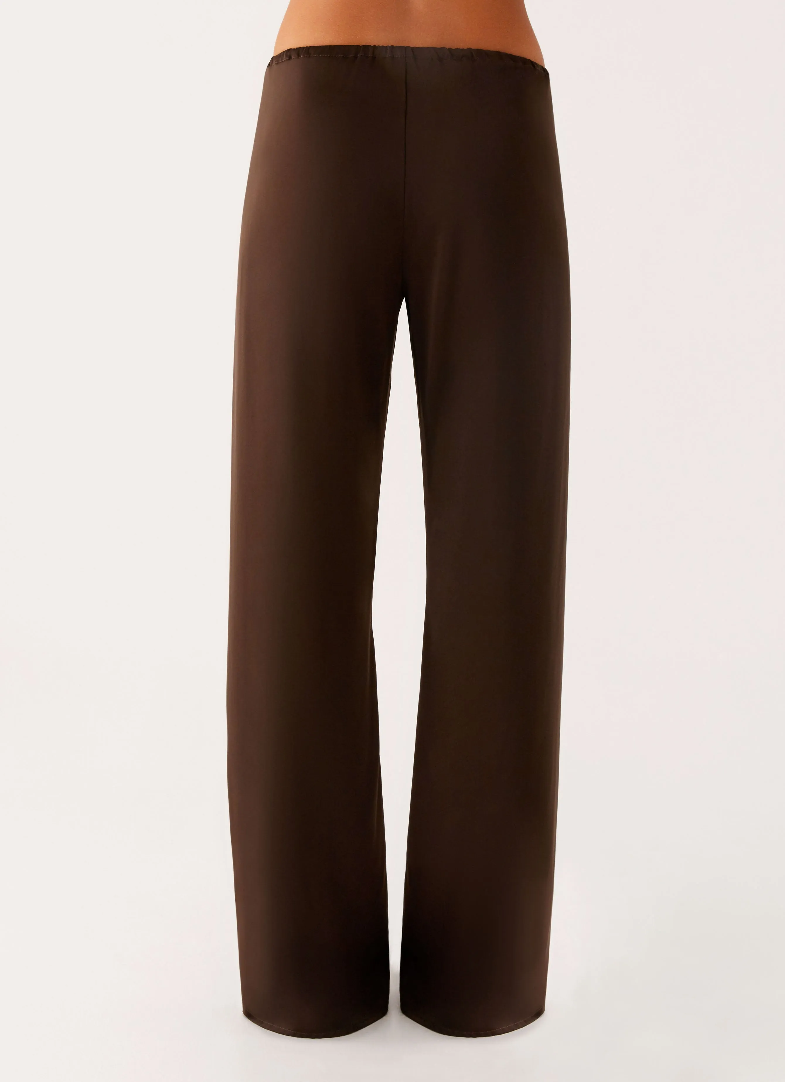 Deacon Low Rise Pants - Chocolate Easy Wear