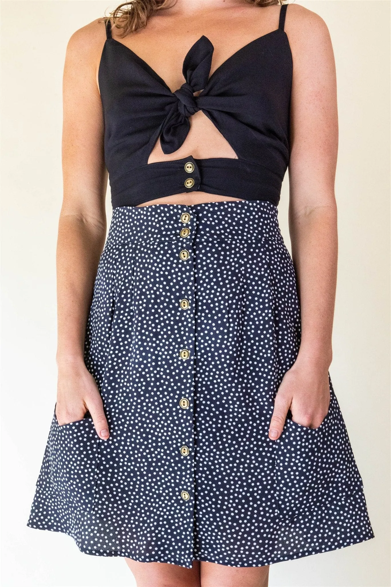 TaglessDesign Dee Dee Top in Black Challis