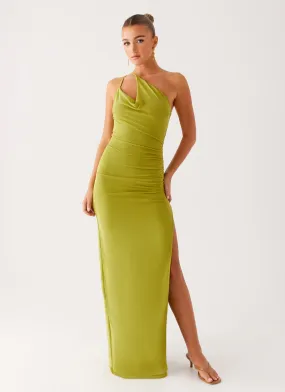 Family Vibe Classic Wardrobe Piece Lamara Maxi Dress - Green