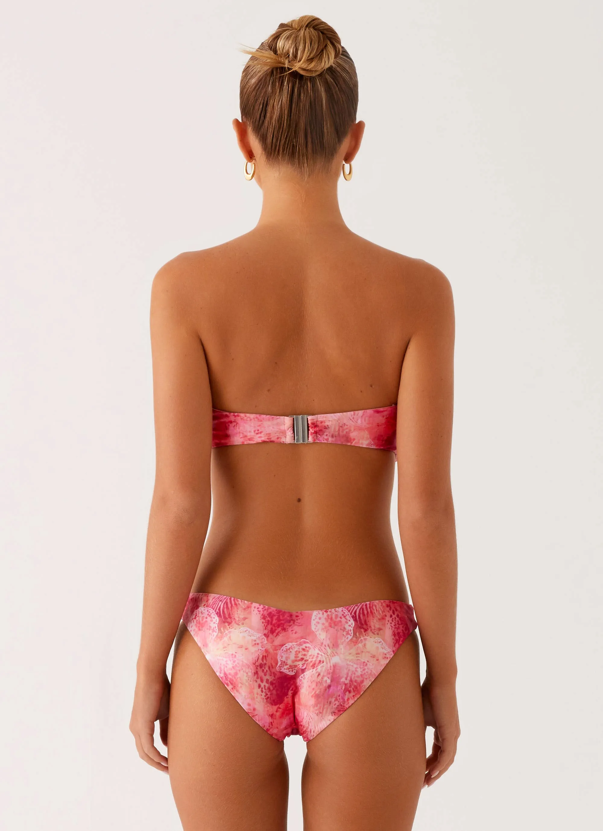Non Restrictive Armhole Cut All Sizes Delta Bikini Bottoms - Flamingo Fling