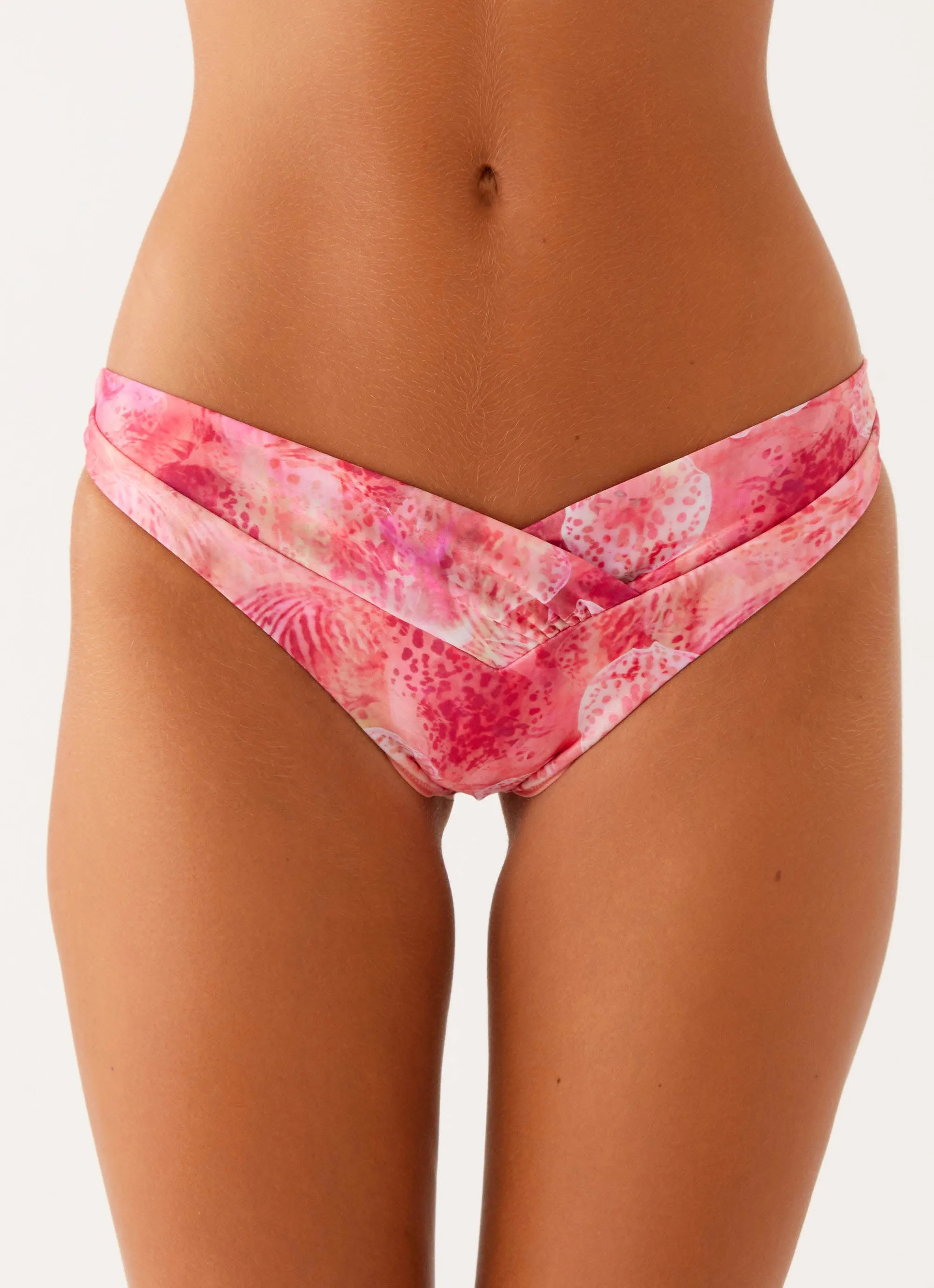Flexible Fit Delta Bikini Bottoms - Flamingo Fling
