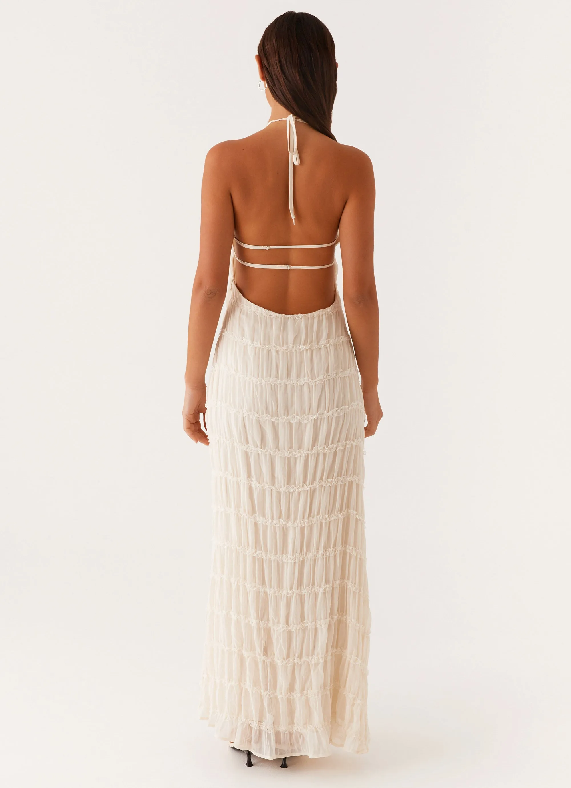 Sophisticated and Relaxed Aullie Maxi Dress - Ivory