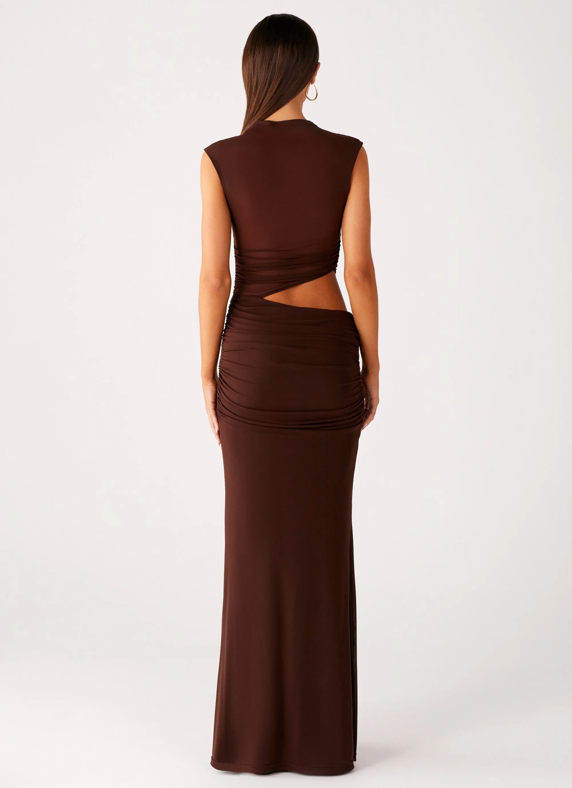 Briony Maxi Dress - Cool Chocolate Relaxed and Effortless