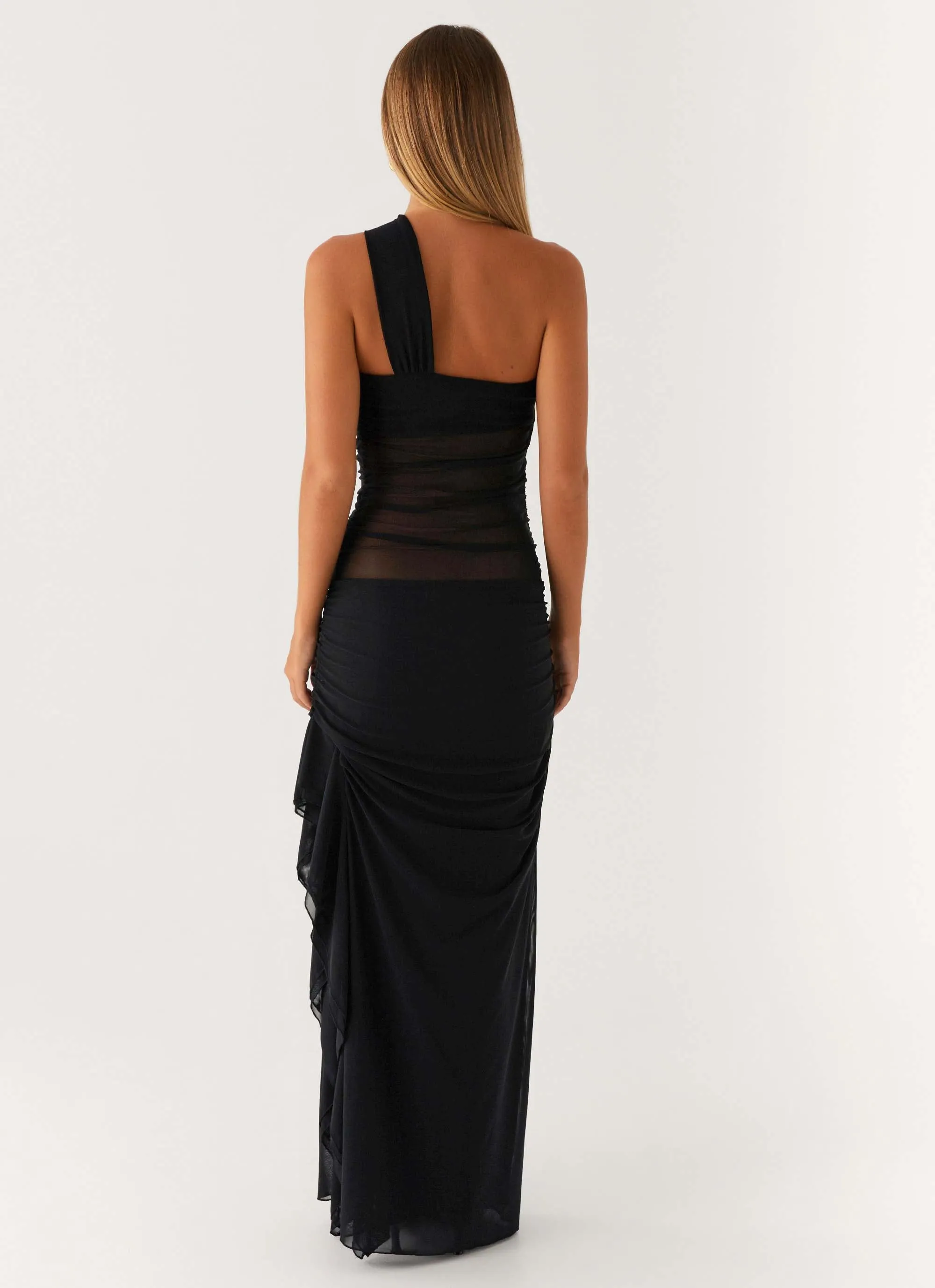 Subtle Look Fiona Maxi Dress - Black