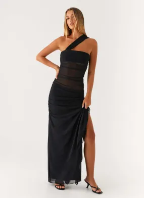 Fiona Maxi Dress - Black Chic and Cozy