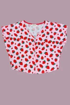 Dolman Top in Strawberry Cotton OdorControl