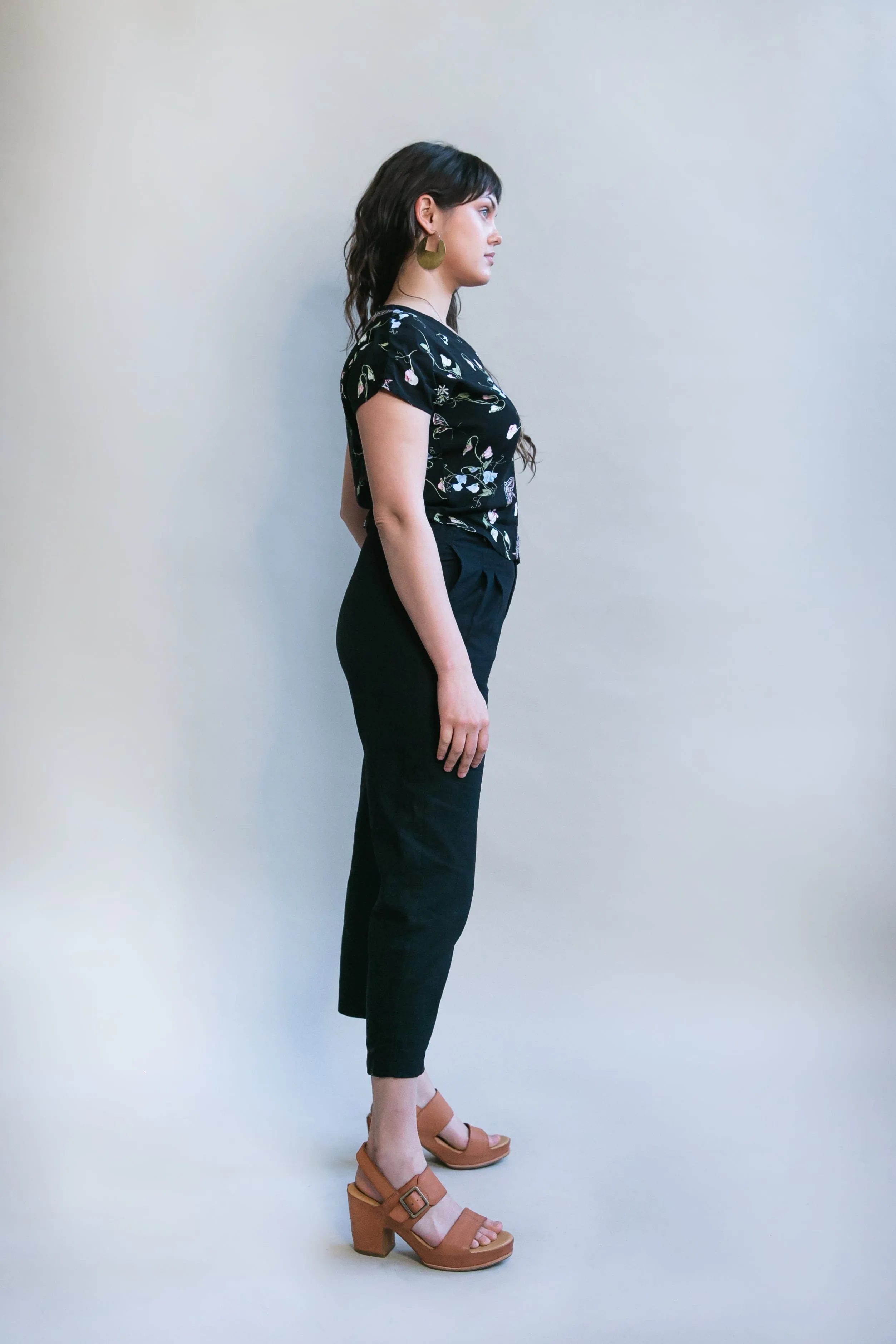 Dolman Top in Sweet Pea Stretchable Blend