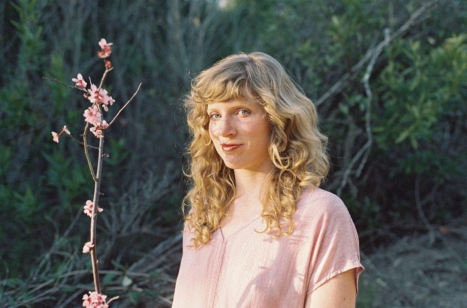 MeshPanel AthleticInspired Dolman Top in Tea Rose