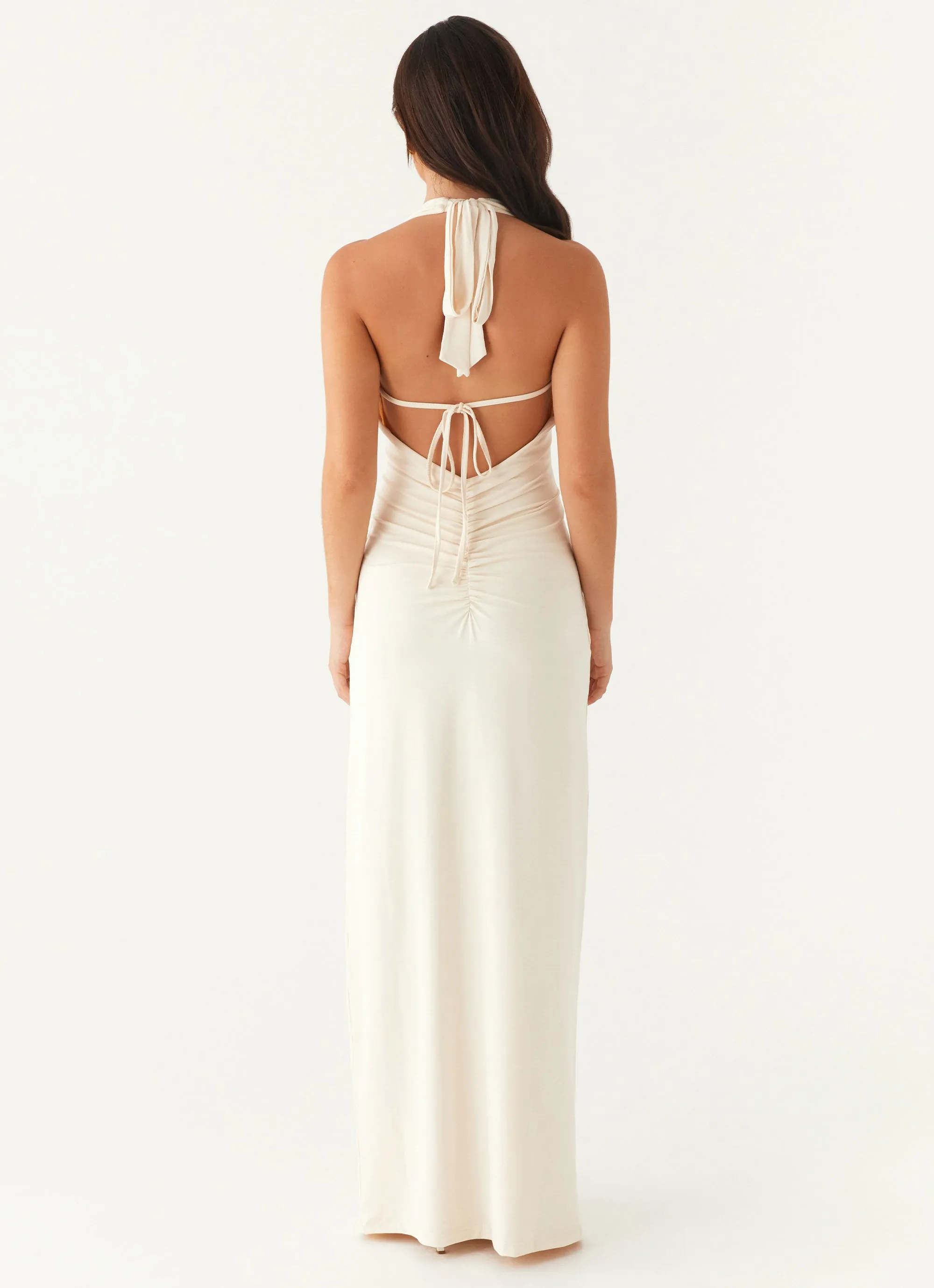 Relaxed Fit Dominica Maxi Dress - Ivory