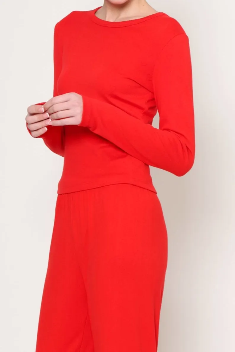 Adjustable drawstring BlendMaterials Maison Pointelle Top