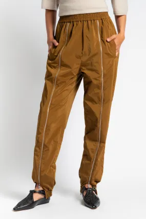 Side zipper Comfy Waistband Nylon Zipper Jogger