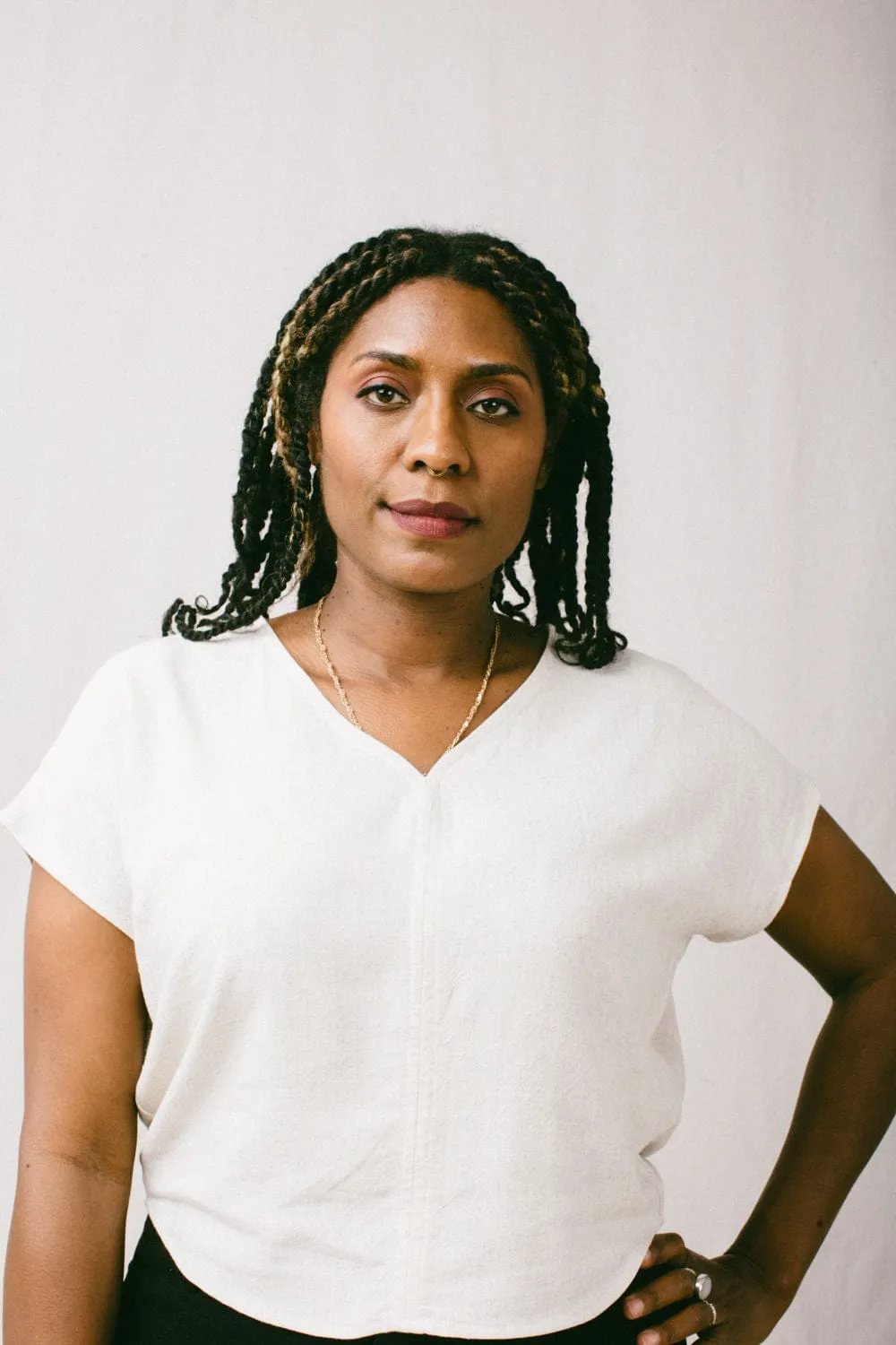 Summer Style NonIrritatingSeams Dolman Top in Oat Linen