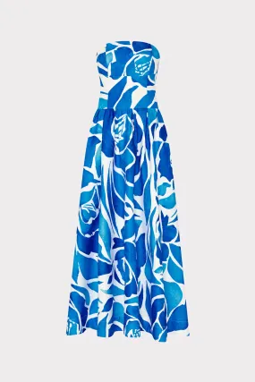 Minimal Core Dream Rose Jacquard Ballgown