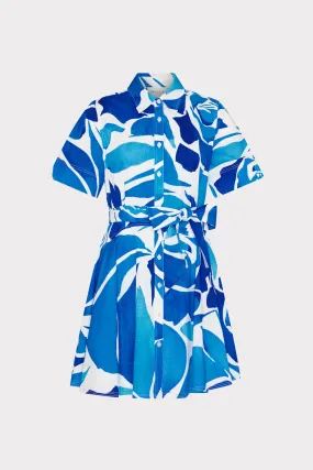 Dream Rose Poplin Mini Dress Feminine Energy