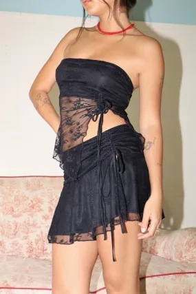 VNeck Style MultiPanelDesign Dreamy Strapless Tube Top