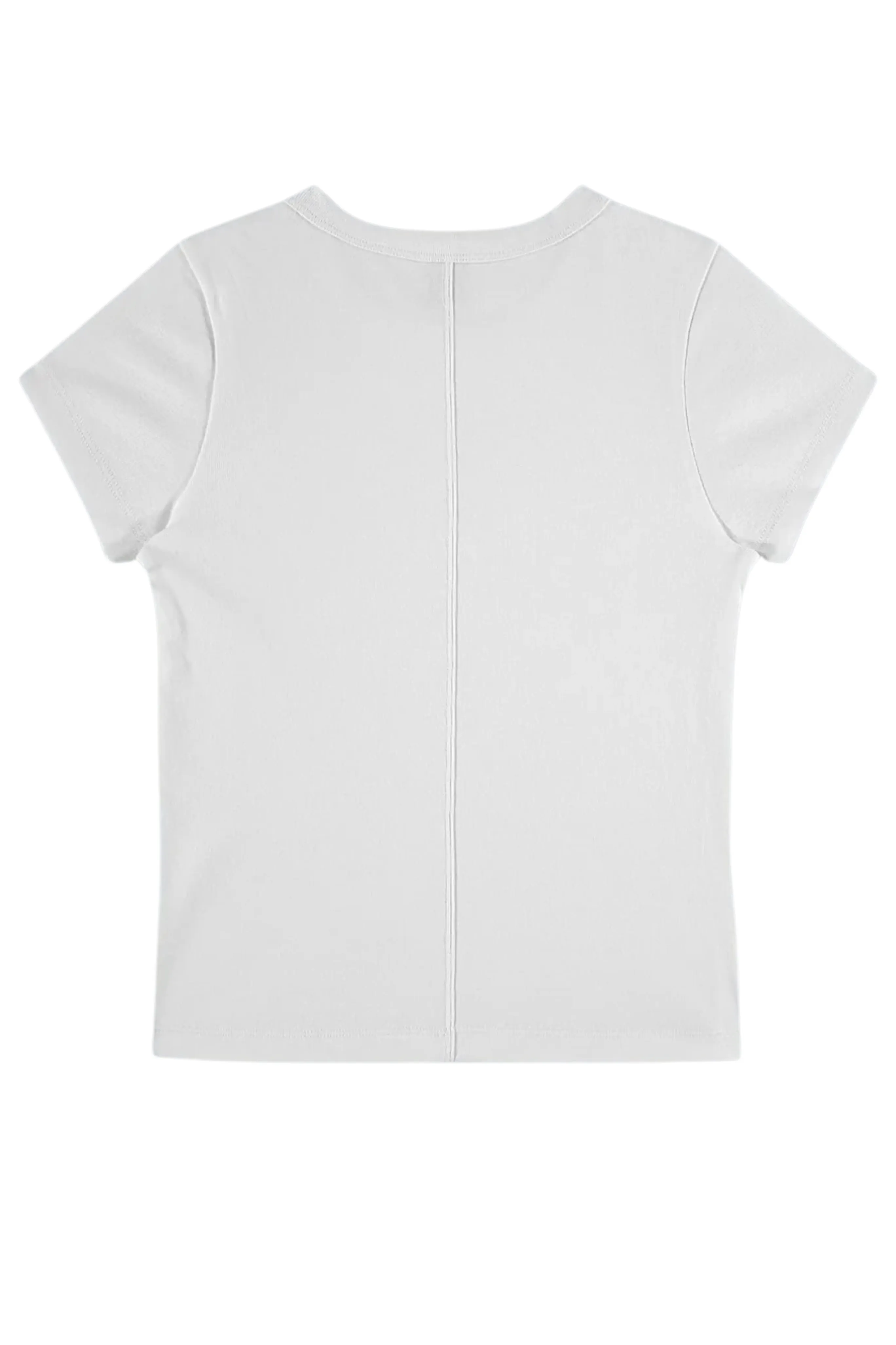 Car Baby Tee in White BambooBlend